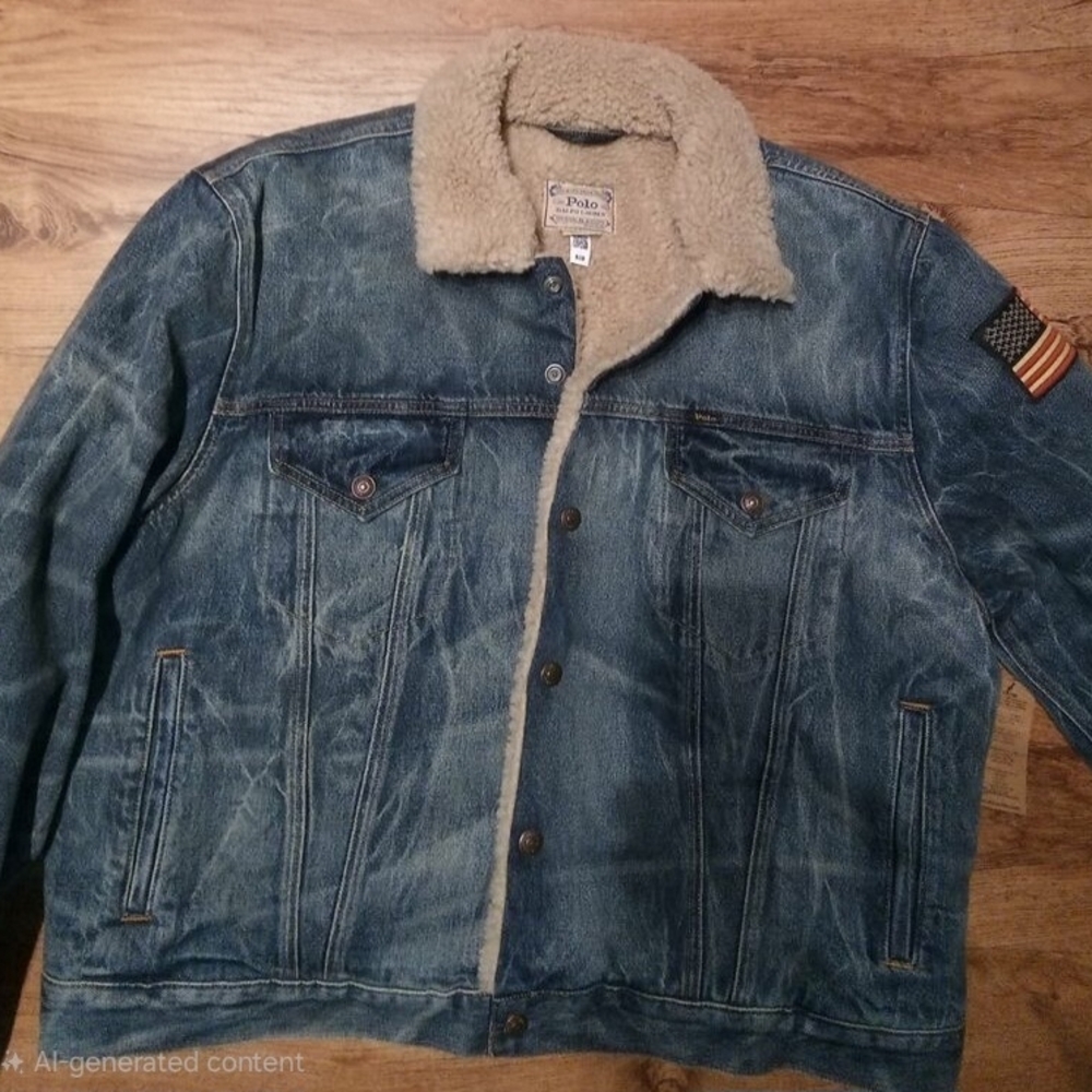 Polo Ralph Lauren Fleece Sherpa-Lined Denim Trucker Jacket